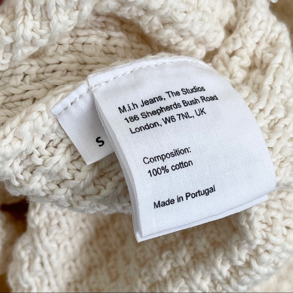 M.I.H. Jeans Cotton Open Back Knit Sweater - Picture 8 of 8
